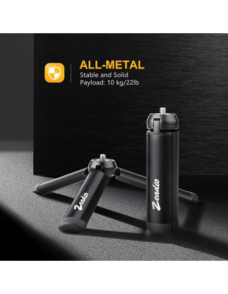 Trípode Mini de Metal Zeadio para Estabilizadores y Cámaras Trípode Mini de Metal Zeadio para Estabilizadores y Cámaras