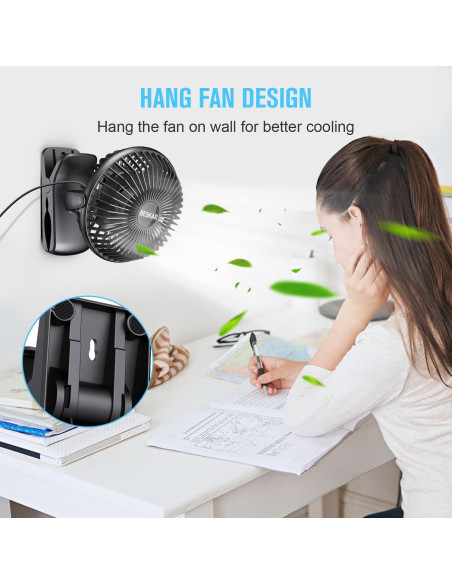 Ventilador USB BESKAR ZLS-E300 3 Velocidades Silencioso Ventilador USB BESKAR ZLS-E300 3 Velocidades Silencioso