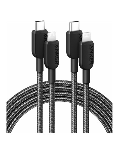 Cable USB-C a Lightning Anker 310 1.83 m - Paquete de 2