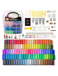 Kit de Arcilla Polimérica Shuttle Art 112 Colores y 20 Herramientas
