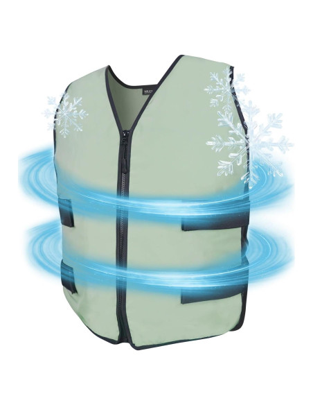 Chaleco Refrigerante MR.ICE Unisex Ajustable 84 Celdas Chaleco Refrigerante MR.ICE Unisex Ajustable 84 Celdas
