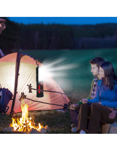 Linterna LED HEDAQI recargable impermeable 240 lúmenes