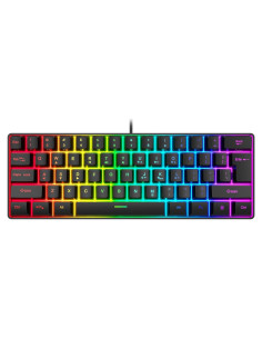 Teclado Gaming Snpurdiri 60% RGB Compacto para PC/Mac