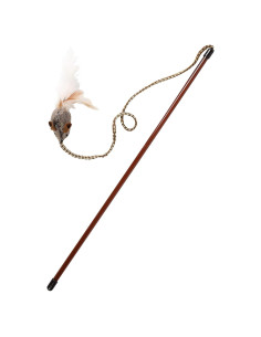 Varita Juguete para Gato OurPets con Plumas y Sonido Realista