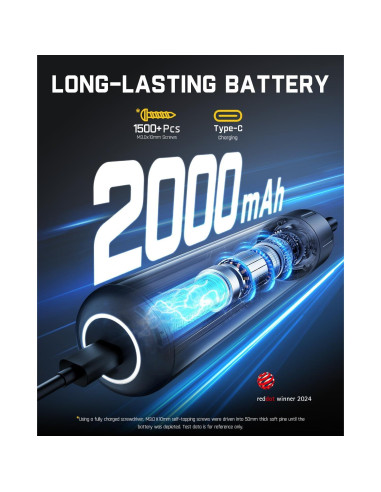 Destornillador Eléctrico Fanttik S1 Pro 2000mAh 16 Puntas