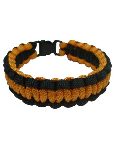 Pulsera de Supervivencia Paracord Southern Homewares Naranja y Negro