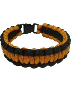 Pulsera de Supervivencia Paracord Southern Homewares Naranja y Negro 2