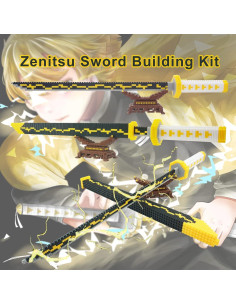 Kit de Construcción Espada Zenitsu BEEGO 70.1 cm Cosplay Anime 2