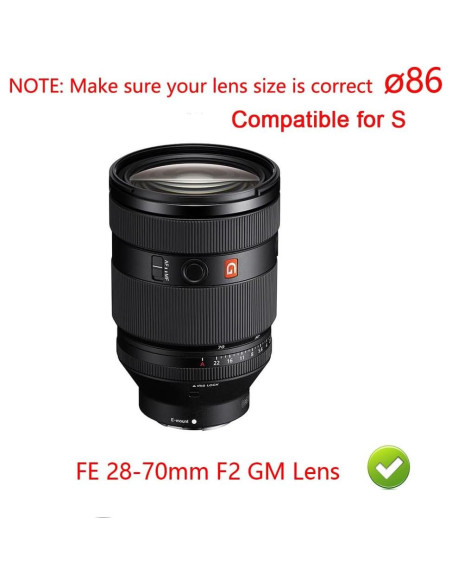 Tapa de lente 86mm ADQQUI para Sigma 85mm f/1.4 y más Tapa de lente 86mm ADQQUI para Sigma 85mm f/1.4 y más