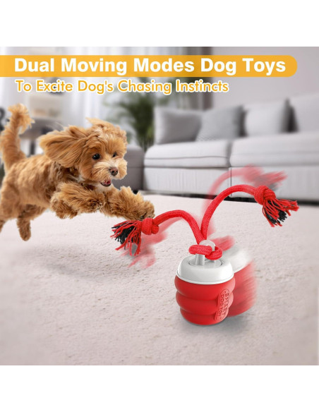 Pelota Interactiva para Perros BUPIHUKA Recargable Roja Pelota Interactiva para Perros BUPIHUKA Recargable Roja