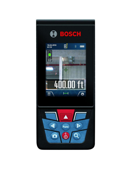 Medidor Láser Bosch GLM400C 121.92m Bluetooth y Pantalla Color Medidor Láser Bosch GLM400C 121.92m Bluetooth y Pantalla Color