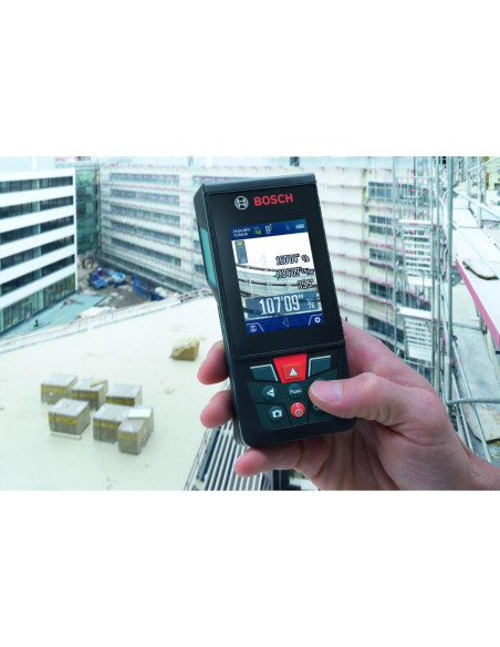 Medidor Láser Bosch GLM400C 121.92m Bluetooth y Pantalla Color Medidor Láser Bosch GLM400C 121.92m Bluetooth y Pantalla Color