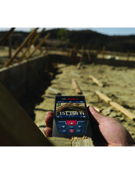 Medidor Láser Bosch GLM400C 121.92m Bluetooth y Pantalla Color Medidor Láser Bosch GLM400C 121.92m Bluetooth y Pantalla Color