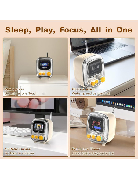 Altavoz Bluetooth Divoom Tiivoo-2 Retro con Reloj y Radio FM Altavoz Bluetooth Divoom Tiivoo-2 Retro con Reloj y Radio FM