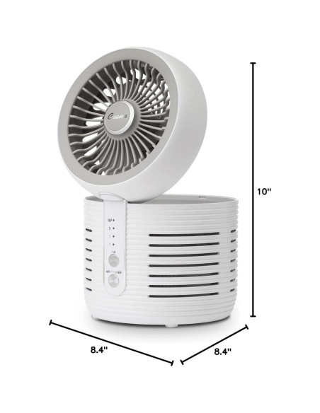 Ventilador Purificador de Aire Crane 2-en-1 HEPA 1.28 kg Ventilador Purificador de Aire Crane 2-en-1 HEPA 1.28 kg