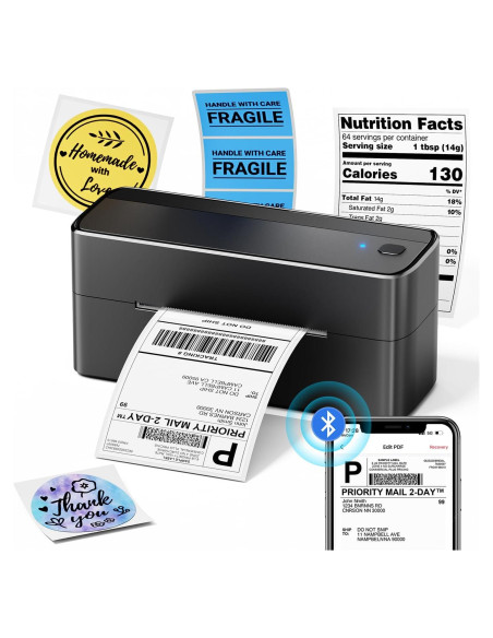 Impresora de Etiquetas Phomemo 241BT Térmica Inalámbrica 4x6 Impresora de Etiquetas Phomemo 241BT Térmica Inalámbrica 4x6