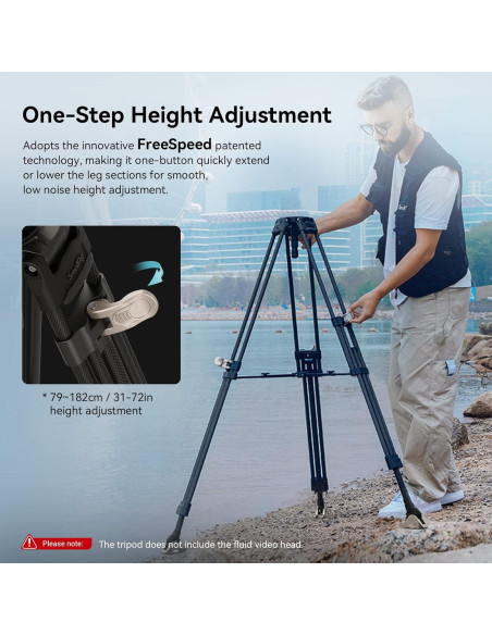 Trípode de Video de Carbono SmallRig 4167, 182 cm, 25 kg Trípode de Video de Carbono SmallRig 4167, 182 cm, 25 kg