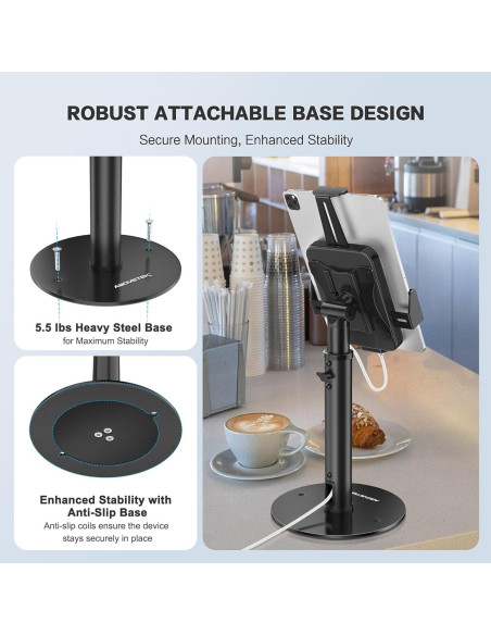 Soporte Kiosco para Tabletas AboveTEK TH-338 - Antirrobo 7.9-11" Soporte Kiosco para Tabletas AboveTEK TH-338 - Antirrobo 7.9-11"