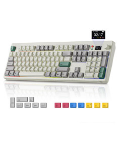 Teclado Mecánico BOYI K104Pro Retro 104 Teclas RGB HotSwap
