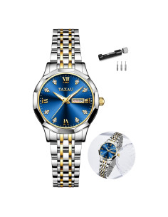 Reloj de Vestido Taxau Dama Acero Inoxidable Impermeable