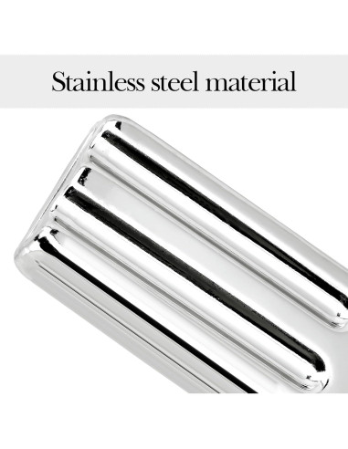 Paquete de 12 Moldes de Paletas de Acero Inoxidable TOCCOOL