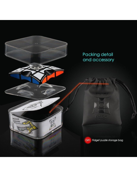 Cubo Fidget Spinner D-FantiX 1x3x3 Antiestrés Portátil Cubo Fidget Spinner D-FantiX 1x3x3 Antiestrés Portátil