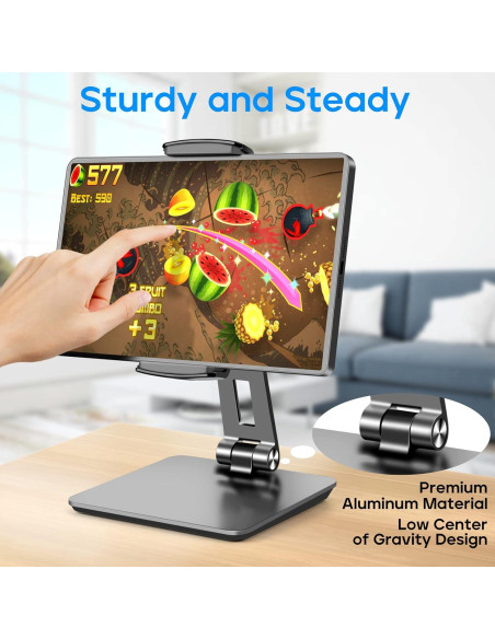 Soporte para Tableta ROADOM RLZ-01 Ajustable 360 Plegable Soporte para Tableta ROADOM RLZ-01 Ajustable 360 Plegable