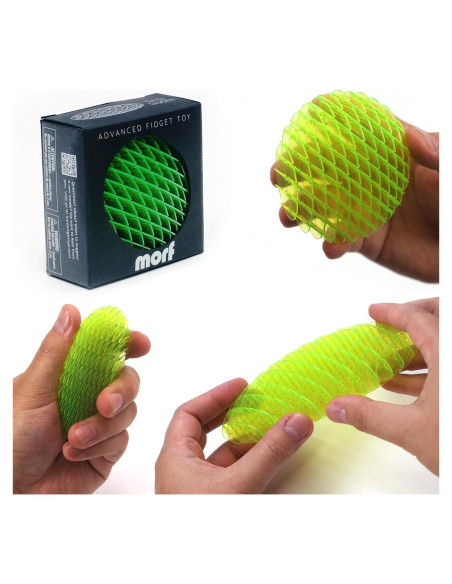 Juguete Morf Fidget Worm Figgy Toys Verde Pequeño Juguete Morf Fidget Worm Figgy Toys Verde Pequeño