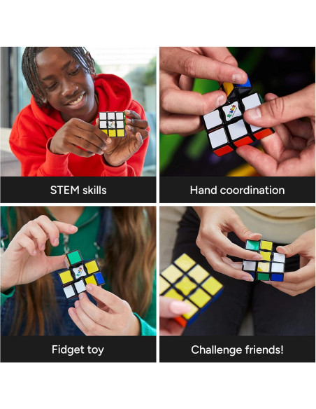 Cubo Rubik Edge 3x3x1 para principiantes - Juguete educativo Cubo Rubik Edge 3x3x1 para principiantes - Juguete educativo