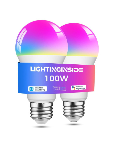 Bombilla Inteligente Lightinginside A19 E26 1350LM 11W RGB Bombilla Inteligente Lightinginside A19 E26 1350LM 11W RGB