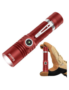 Linterna Táctica Recargable Banral K518 LED USB-C 4 Modos