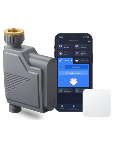 Temporizador de Riego WiFi Haozee HZ-ZB-WV con Control App Temporizador de Riego WiFi Haozee HZ-ZB-WV con Control App
