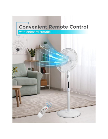 Ventilador de Pie BLACK+DECKER 16" Control Remoto Oscilante Ventilador de Pie BLACK+DECKER 16" Control Remoto Oscilante