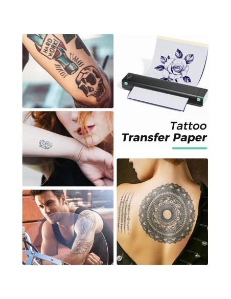 Impresora de Plantillas de Tatuaje Phomemo M08F Inalámbrica Impresora de Plantillas de Tatuaje Phomemo M08F Inalámbrica