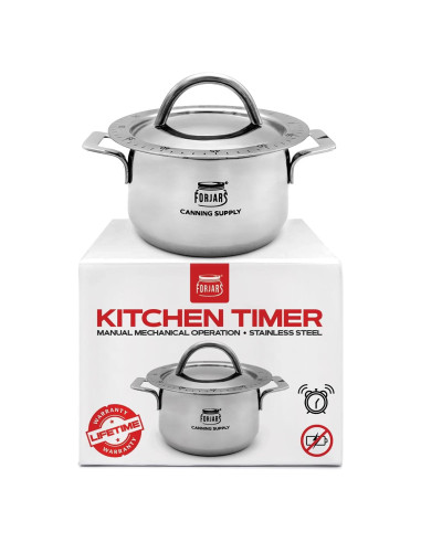 Temporizador Mecánico de Cocina Forjars FKT-SS 60 Minutos