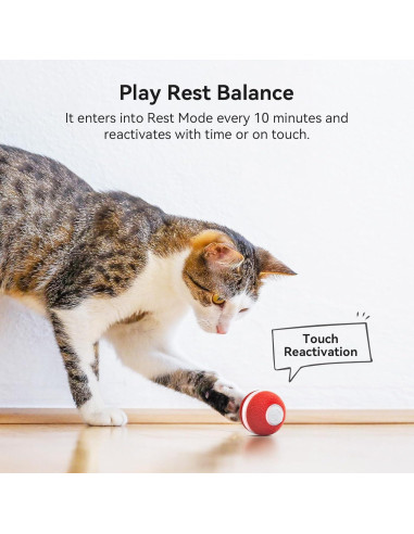 Juguete Interactivo para Gatos Cheerble C0419 Rojo 3 Modos