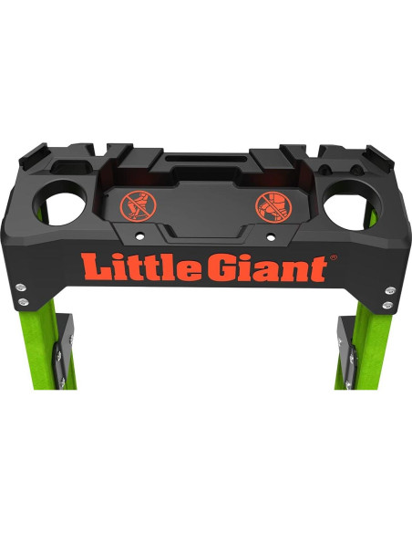 Escalera Little Giant MightyLite 2.0 6' Fibra de vidrio Verde Escalera Little Giant MightyLite 2.0 6' Fibra de vidrio Verde