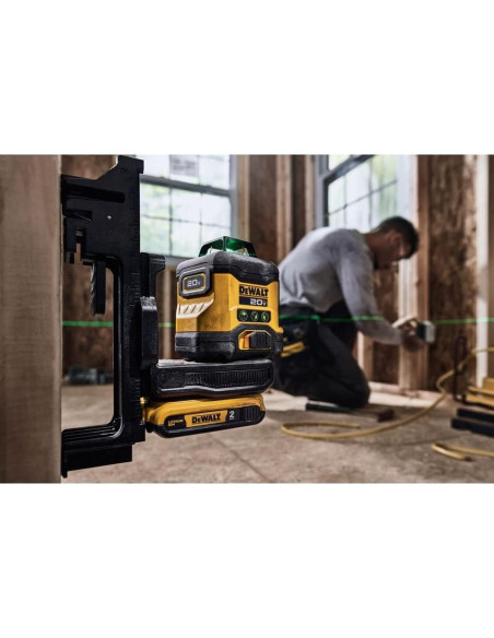 Nivel Láser DEWALT 20V MAX 3X360 Verde Solo Herramienta Nivel Láser DEWALT 20V MAX 3X360 Verde Solo Herramienta
