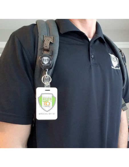 Carrete Retráctil Specialist ID - Paquete de 2 - Negro Carrete Retráctil Specialist ID - Paquete de 2 - Negro