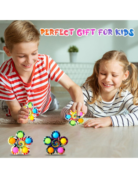 Spinner Antiestrés Gigilli 2 Piezas Juguetes para Niños Spinner Antiestrés Gigilli 2 Piezas Juguetes para Niños