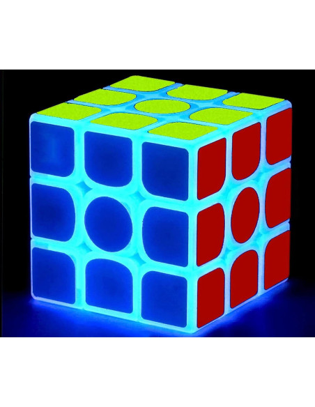 Cubo Mágico Fluorescente 3x3 ZhildChen Brilla en la Oscuridad Cubo Mágico Fluorescente 3x3 ZhildChen Brilla en la Oscuridad