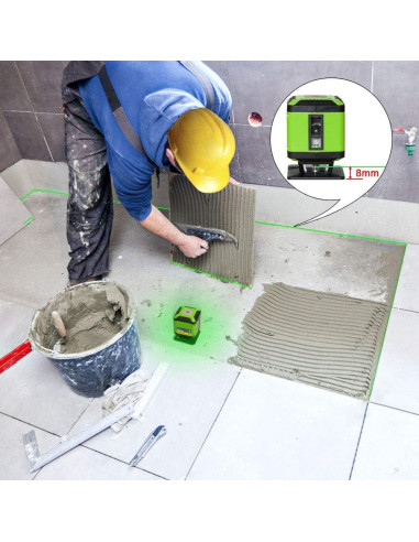 Nivel Láser Huepar FL360G Cuadrado Verde 20m Autonivelante