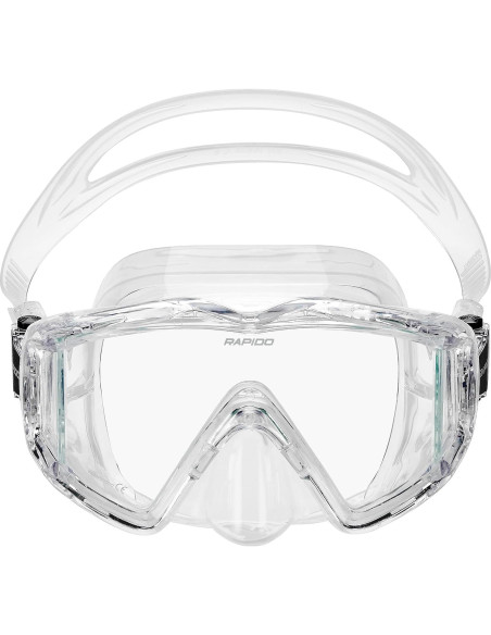 Máscara de Snorkel Phantom Aquatics 3 Lentes Panorámica Máscara de Snorkel Phantom Aquatics 3 Lentes Panorámica