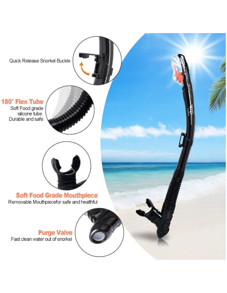 Conjunto de Snorkel EXP VISION EX4300T-PC-3w Antivaho Conjunto de Snorkel EXP VISION EX4300T-PC-3w Antivaho