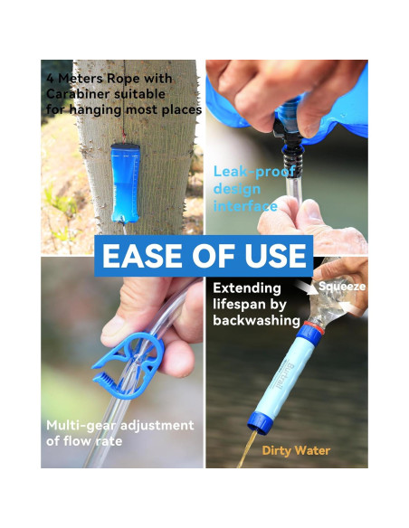 Filtro de Agua Burtrail por Gravedad 3L 0.01 Micrones Filtro de Agua Burtrail por Gravedad 3L 0.01 Micrones