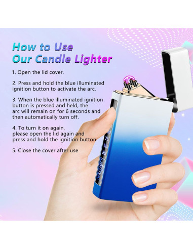 Encendedor Electrónico TIKIUKI Doble Arco Recargable USB