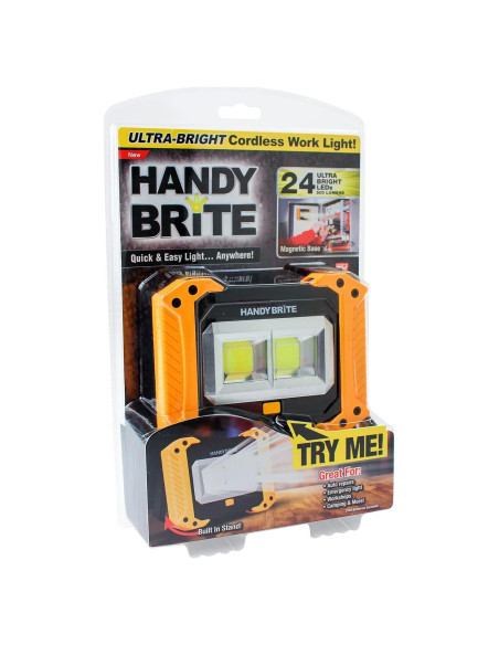 Luz de Trabajo LED Ontel Handy Brite 500 Lúmenes Portátil Luz de Trabajo LED Ontel Handy Brite 500 Lúmenes Portátil