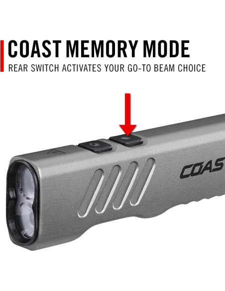 Linterna LED Coast Slayer 1150 Lúmenes Recargable USB-C Linterna LED Coast Slayer 1150 Lúmenes Recargable USB-C
