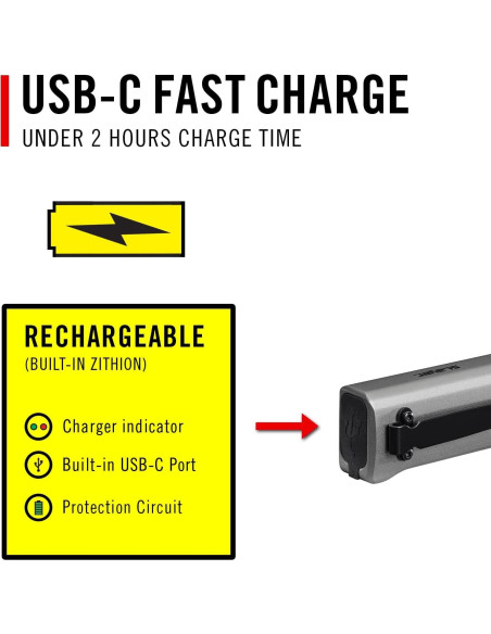 Linterna LED Coast Slayer 1150 Lúmenes Recargable USB-C Linterna LED Coast Slayer 1150 Lúmenes Recargable USB-C