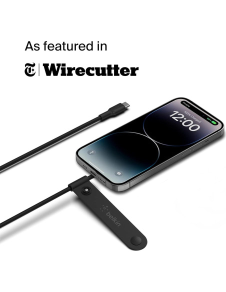 Cargador Inalámbrico Magnético Belkin 7.5W USB-C 2M Negro Cargador Inalámbrico Magnético Belkin 7.5W USB-C 2M Negro